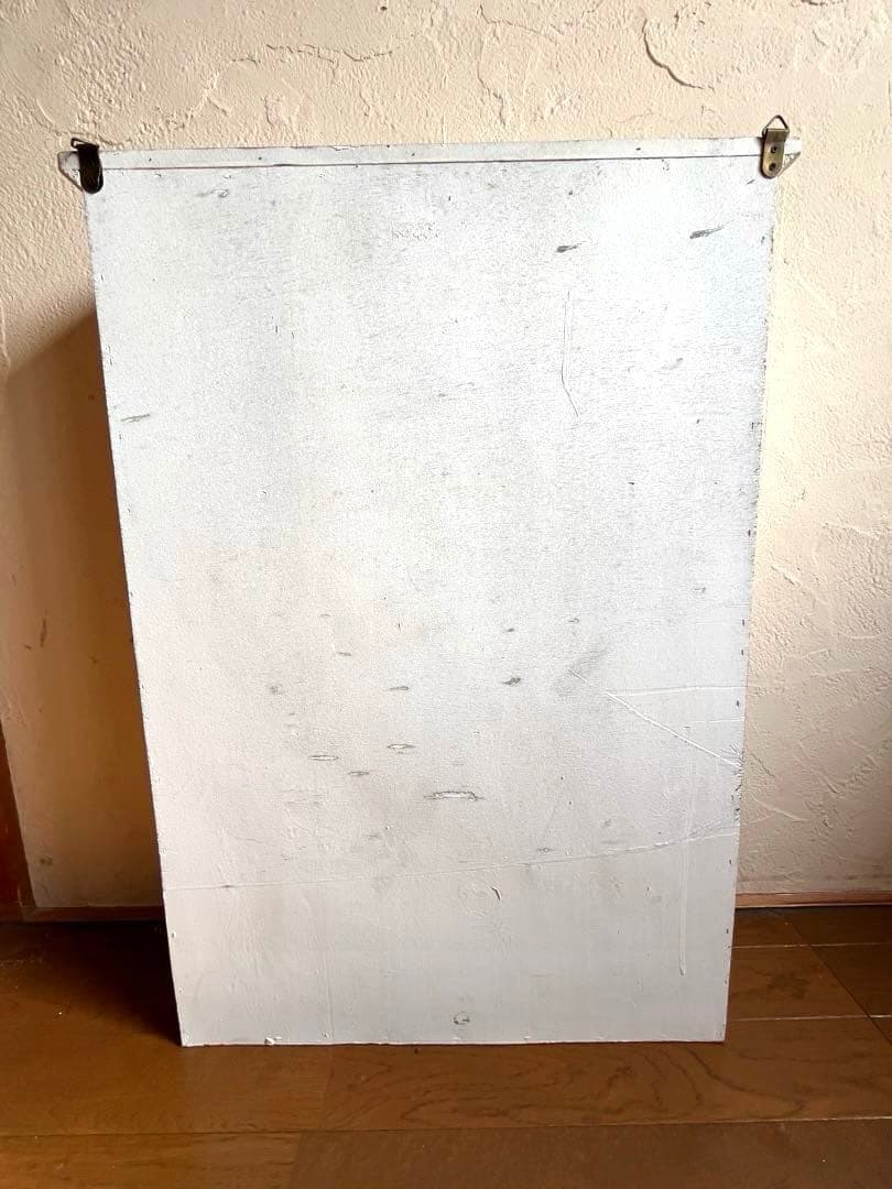 壁掛け木製シェルフ　アンティーク風