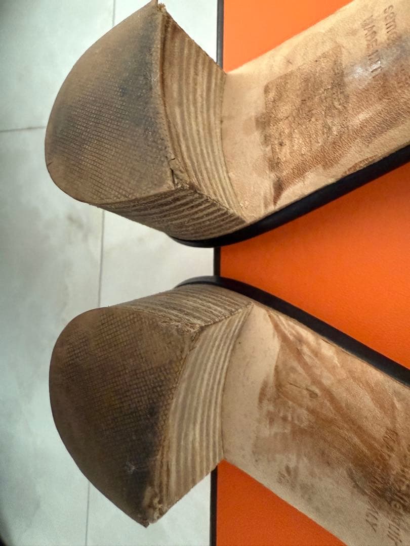 HERMESエルメス　レディスサンダル 《オアジス》黒　38.5