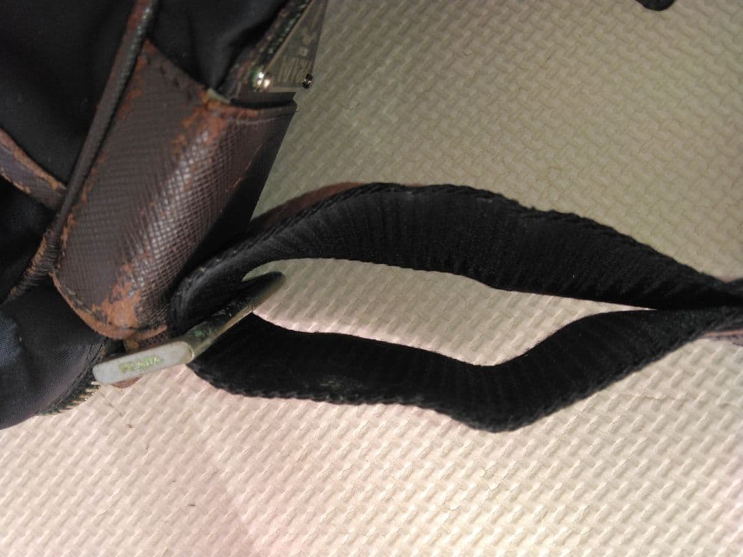 【希少色:ブラウン】PRADA プラダ ナイロン ショルダー バッグ