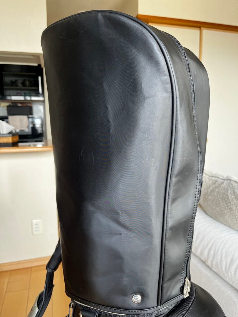 完売品希少旧ロゴ　良品　ナイキ　ゴルフ　黒　ド迫力大型キャディバッグ　NIKE