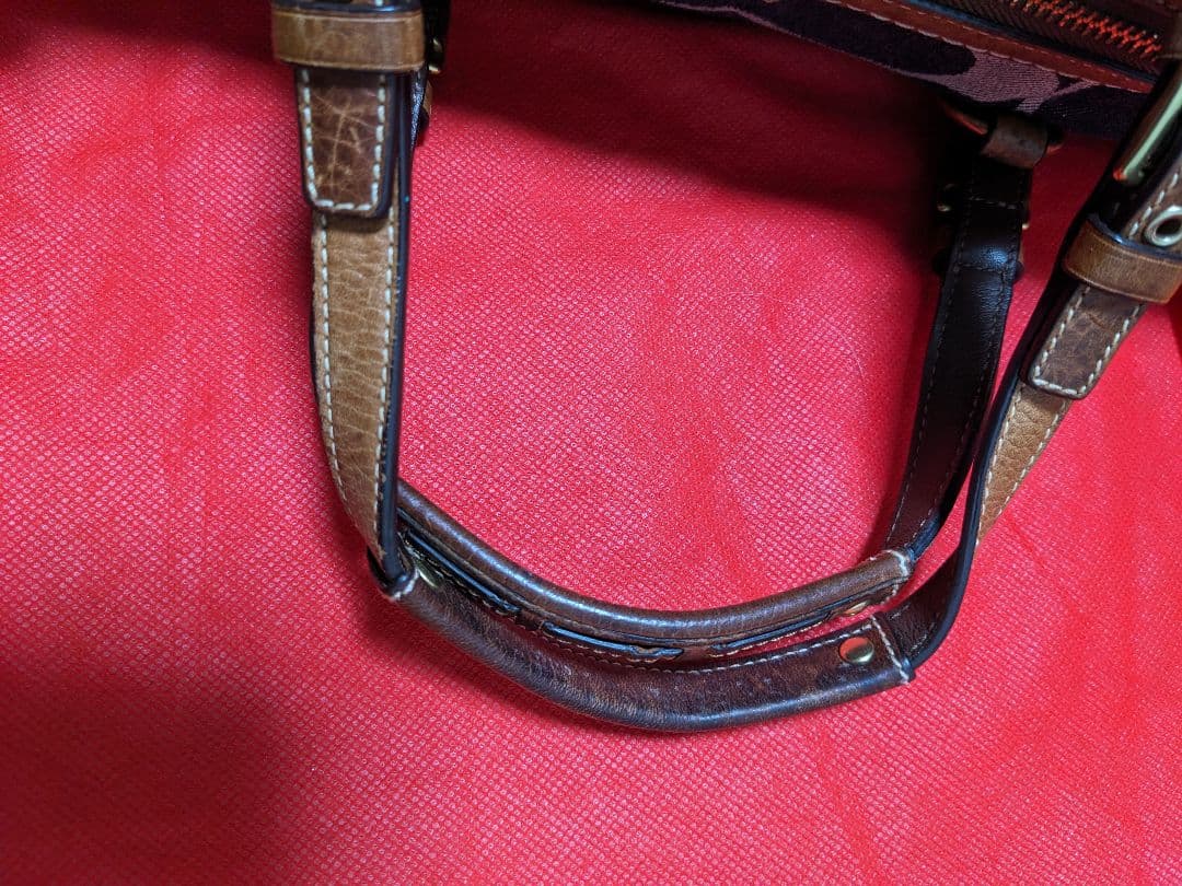 COACH コーチシグネチャー デニム ボストンバッグ ハンドバッグ y2k