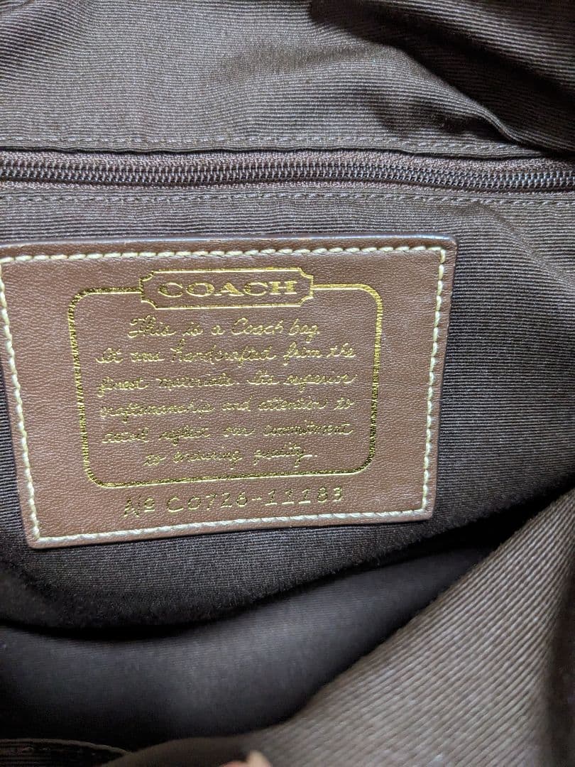 COACH コーチシグネチャー デニム ボストンバッグ ハンドバッグ y2k