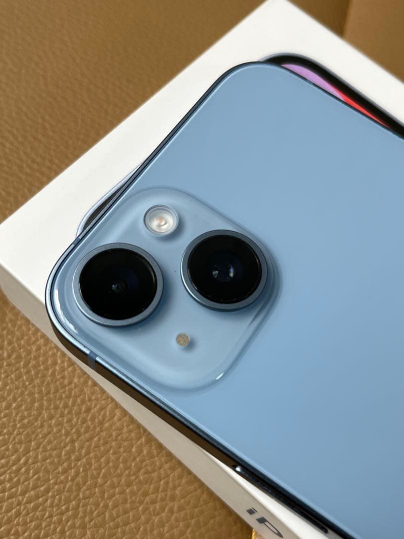 美品 iPhone 14 256GB ブルー SIMフリー ロックなし