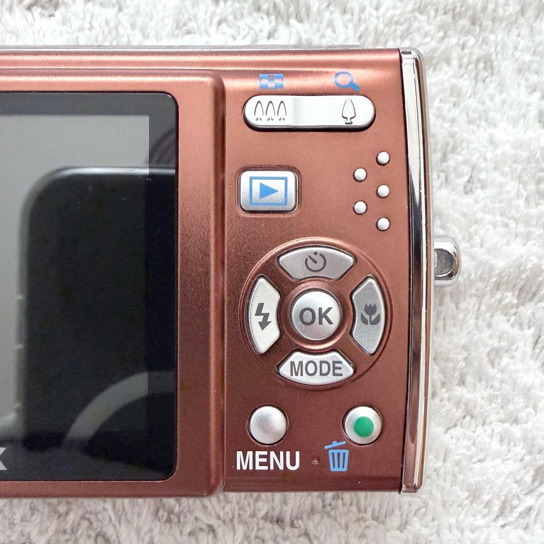 【動作品】PENTAX ペンタックス Optio M40 レトロコンデジ 茶色