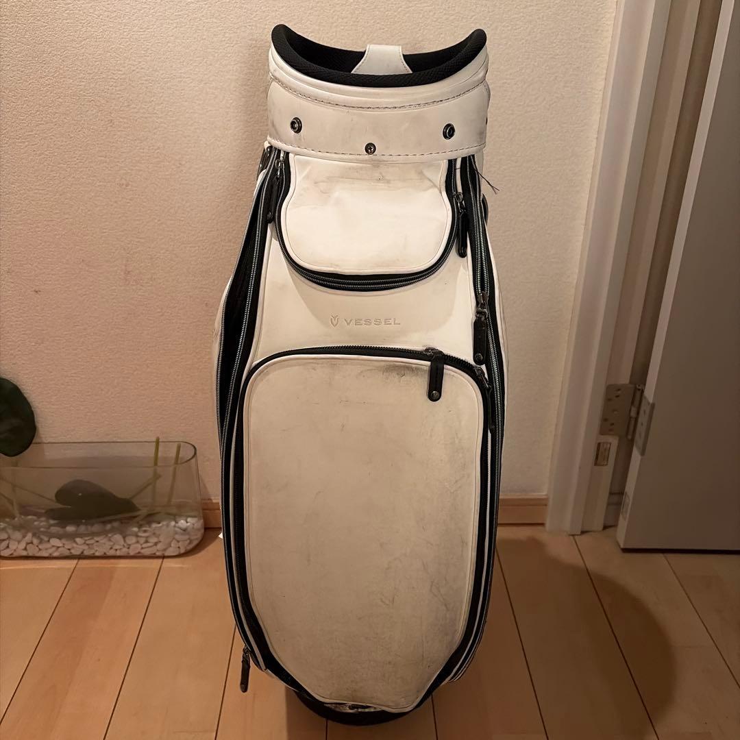 Vessel ゴルフバッグ・LUX CART 9型 ホワイト