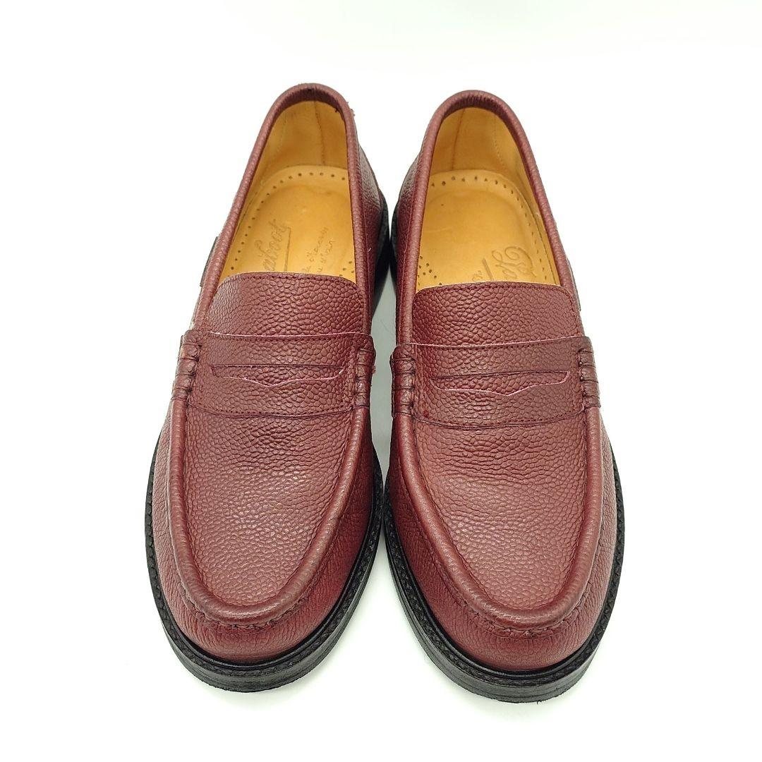 Paraboot パラブーツ シボ革レザー レディース ローファー 24cm相当