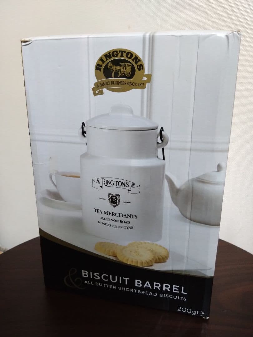 リントンズ　イギリス　ビスケット入れ　稀少品　箱付き