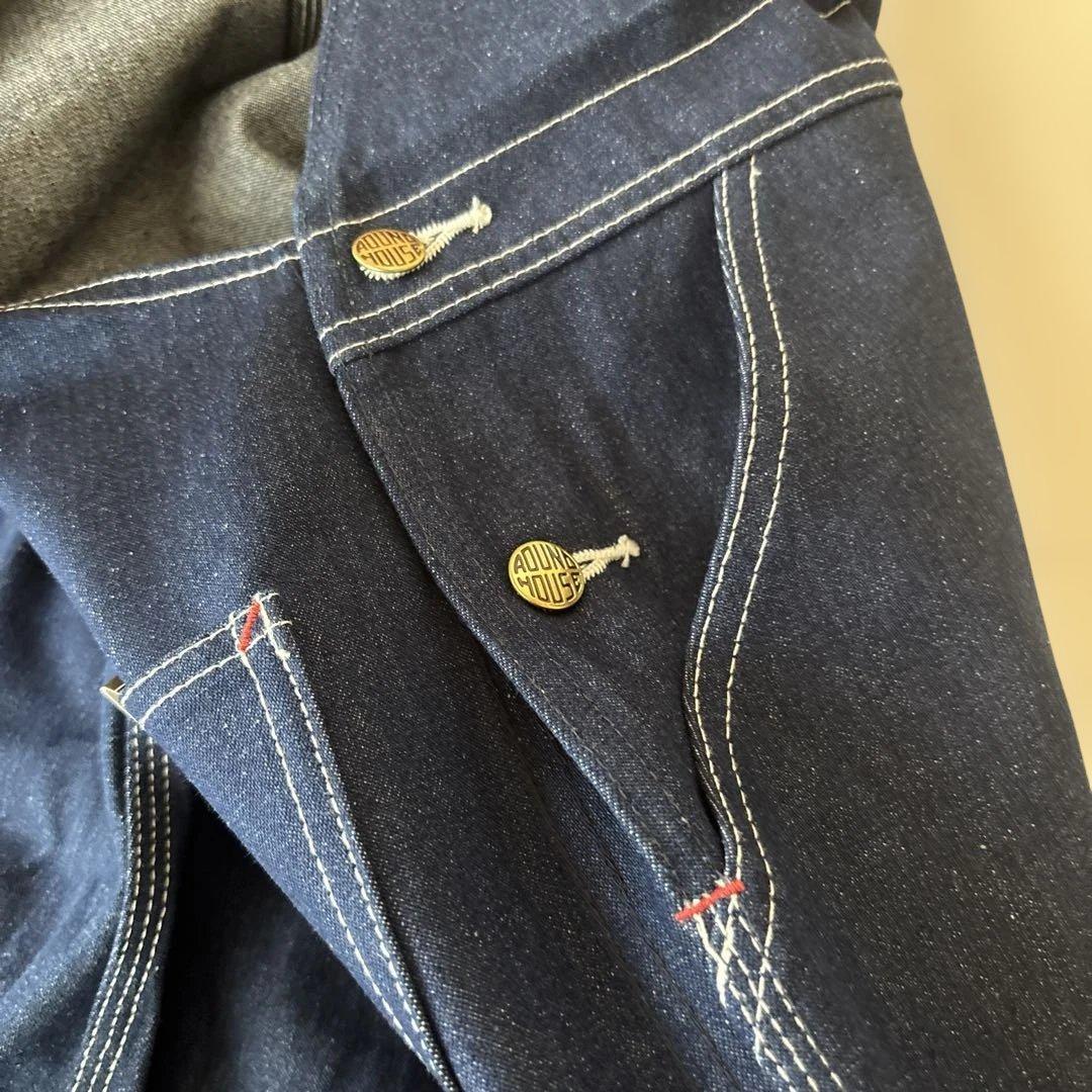 z655新品ラウンドハウス オーバーオール 46x32 大きいサイズ！