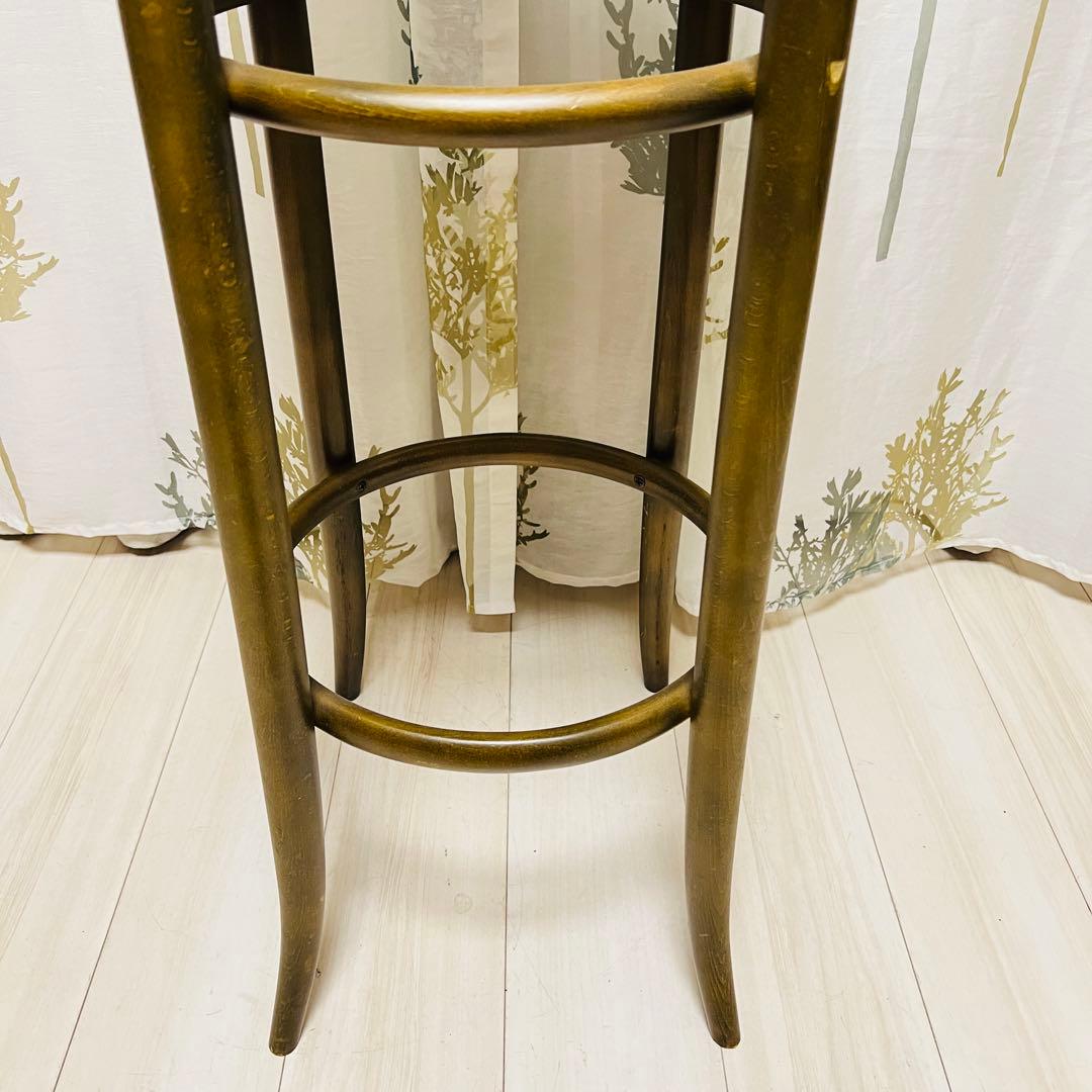 【秋田木工】　ベントウッドチェアー　曲木　ハイチェア