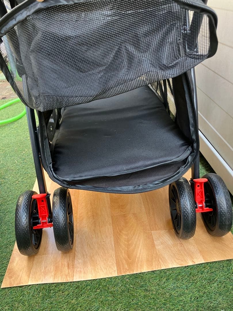 HeyDear ペットカート バギー 黒 中型犬や多頭飼い用