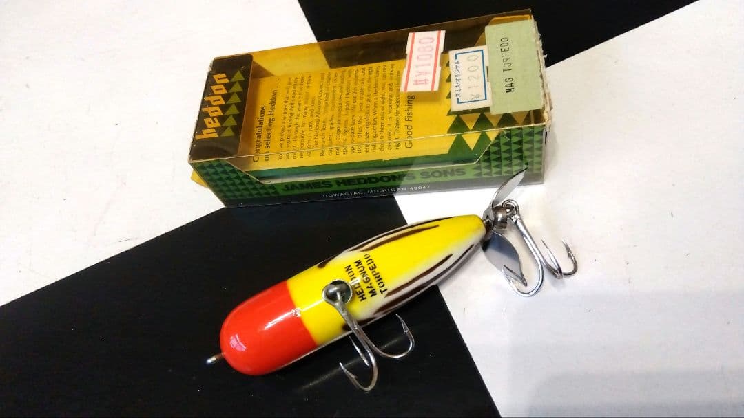 オールド Heddon MAGNUM TORPEDO SMBR未使用、未着水