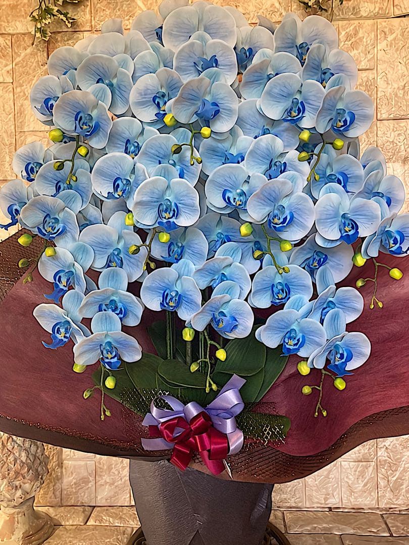 光触媒　人工観葉植物　ウォールグリーン　フェイクグリーン　リアル胡蝶蘭10本bl