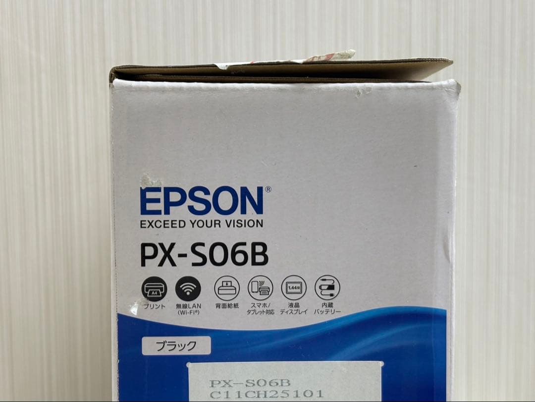 EPSON PX-S06-B モバイルインクジェットプリンター