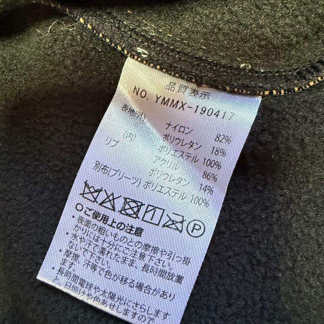 【ムータマリン】極美品 ジップワンピース 裏起毛 プリーツ Mサイズ