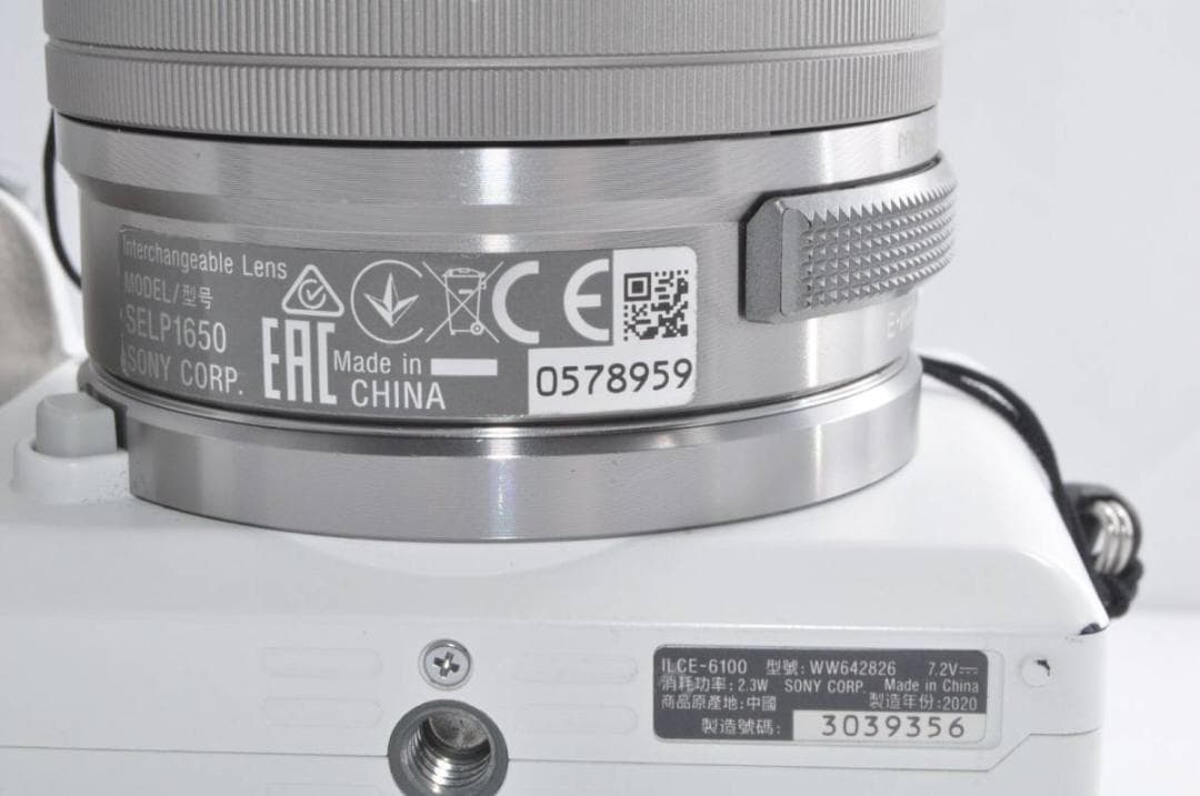 Sony ソニー α6100 パワーズームレンズキット ホワイト