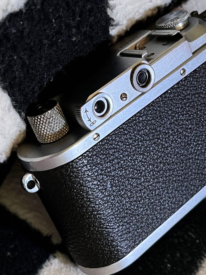 Leica Ⅲa バルナックライカ 本革ケース Fedレンズ付