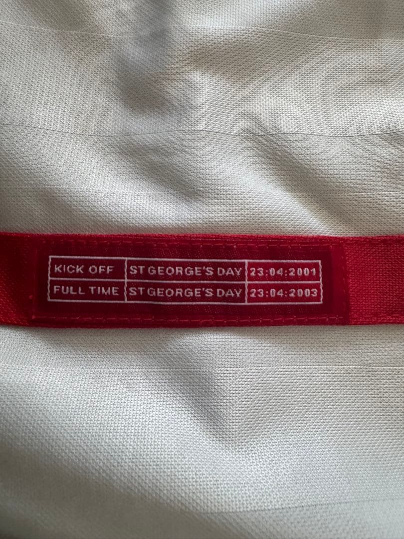 00s UMBRO England代表 ベッカム #7 長袖ユニフォーム