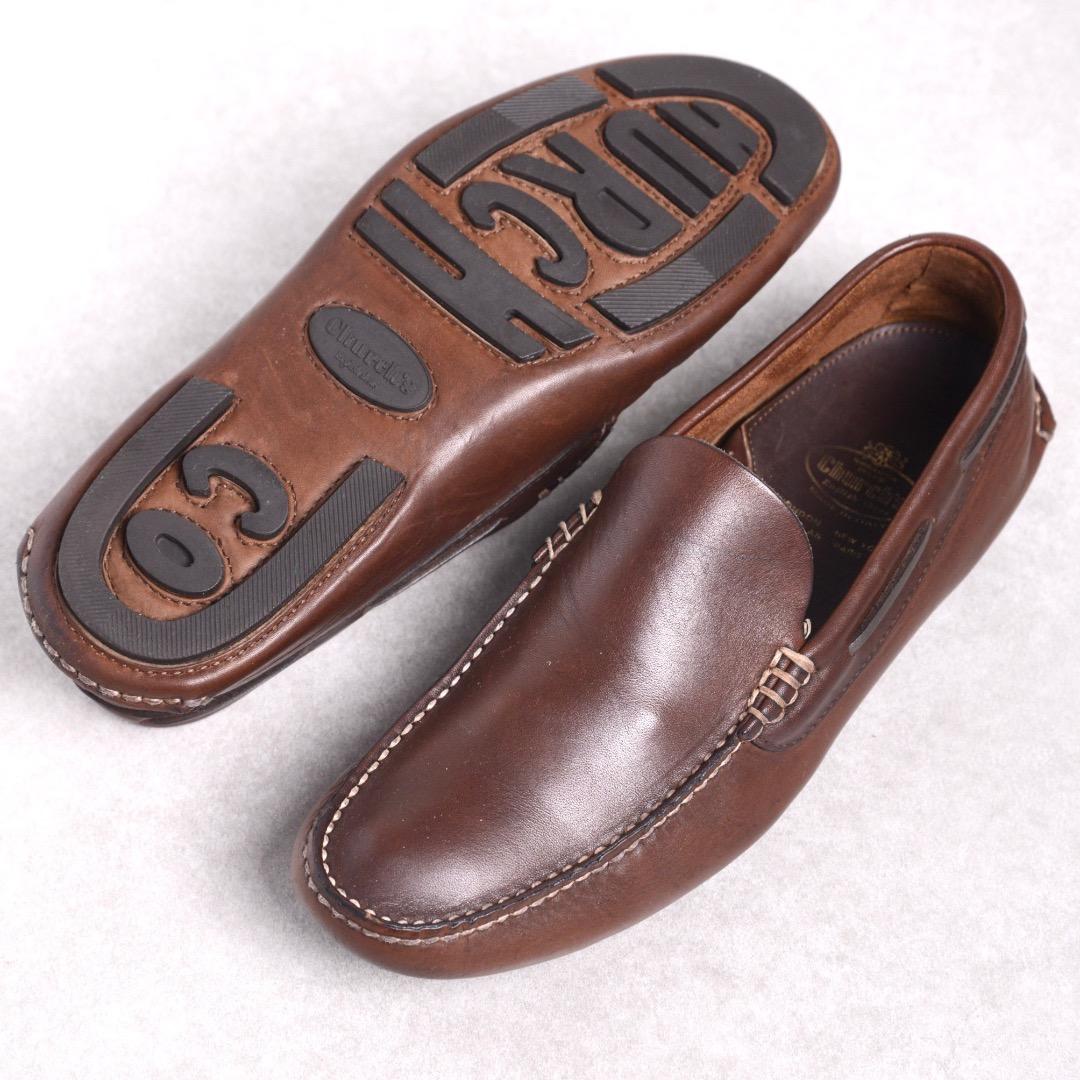 【良品】チャーチ ローソン ドライビングシューズ モカシン Church's
