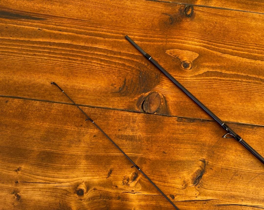 ベイトロッド　C702ML バスロッド　バス釣り　トラウト　ウッドグリップ