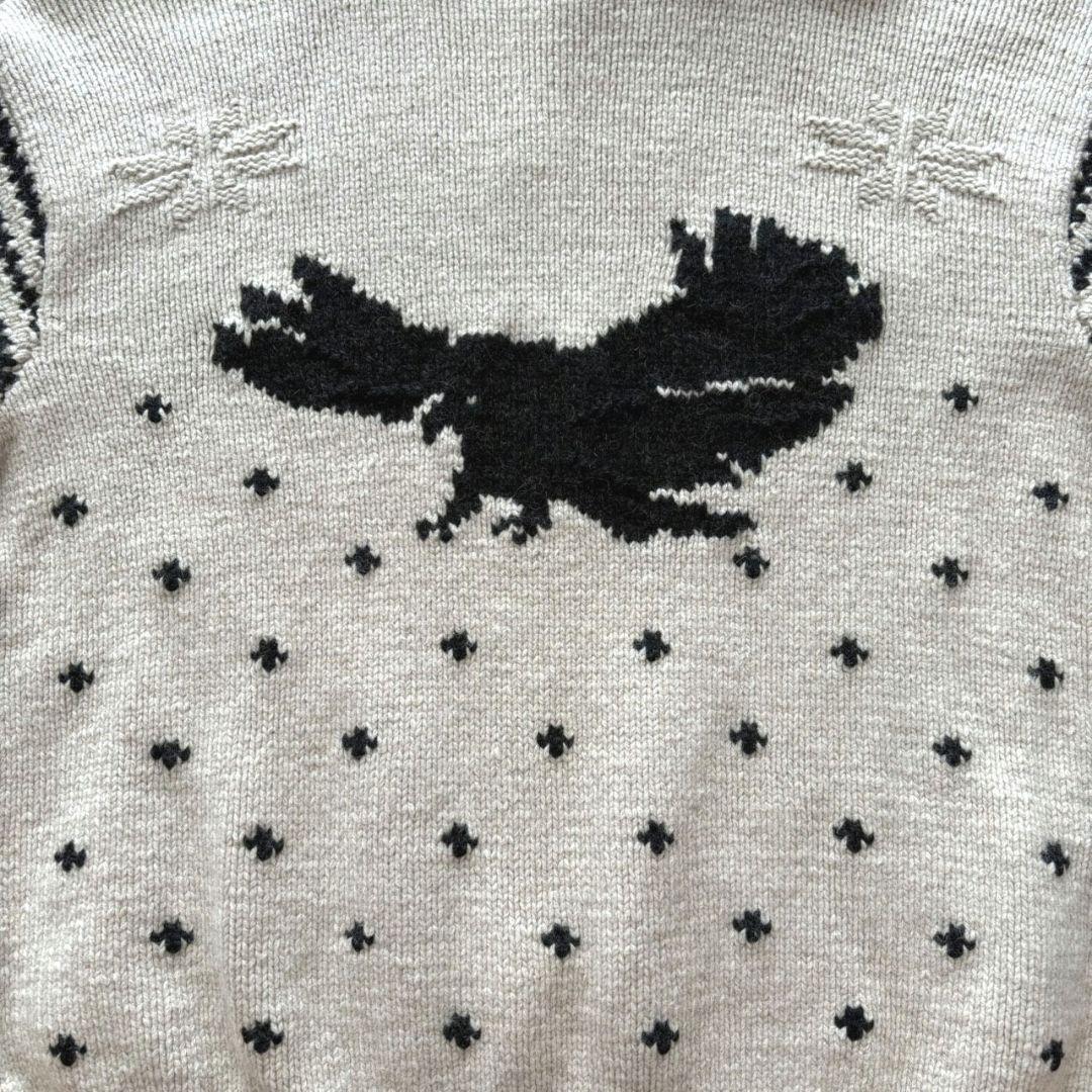 RALPH LAUREN 90s ニット イーグル柄 カウチンセーター