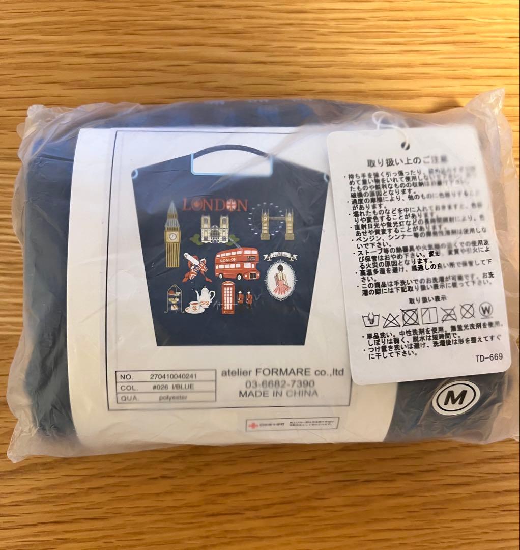 正規品　Mサイズ　公式完売　ボール&チェーン　チャコット　コラボ　ロンドン柄