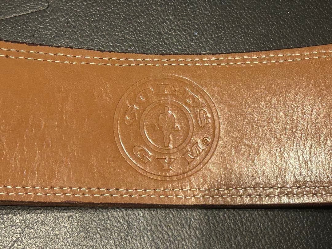 ゴールドジム　プロレザーベルト　Mサイズ