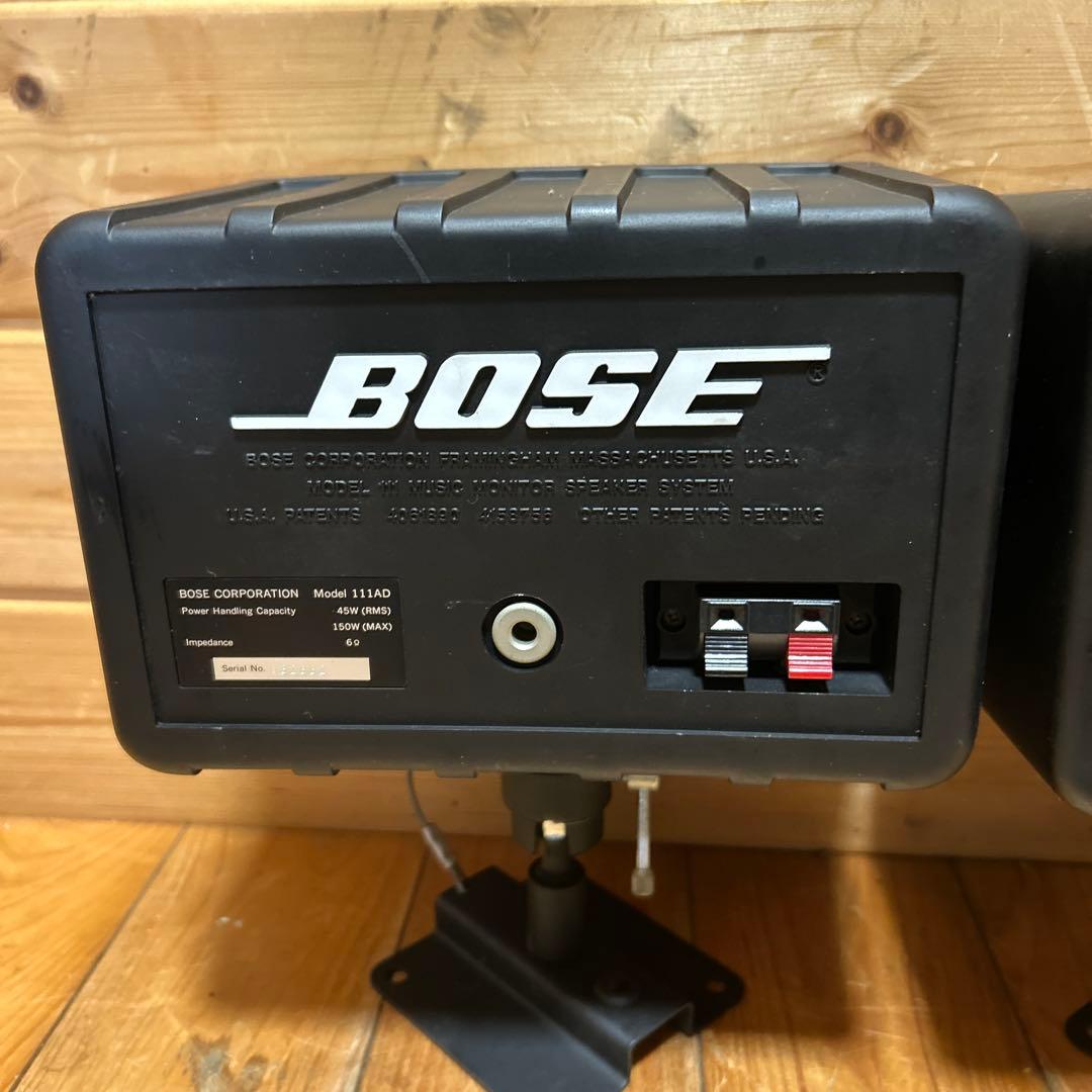 BOSE スピーカー 111AD 天井 壁掛け 純正ブラケット付き