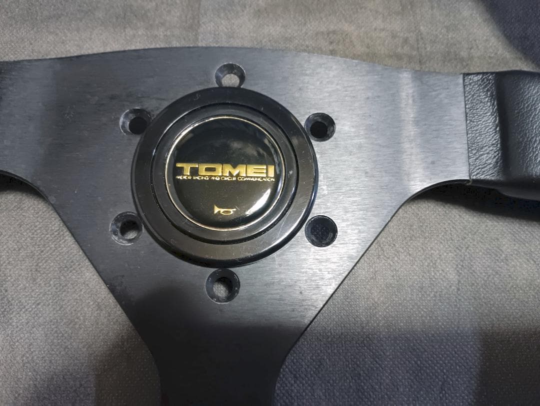 当時物 TOMEI 東名自動車 ステアリング MADE IN ITALY