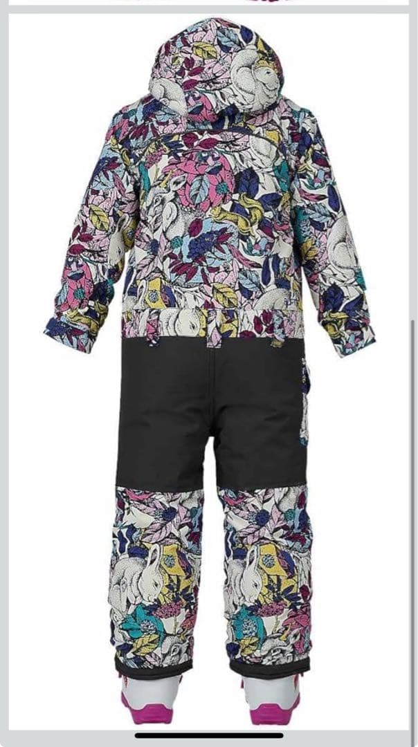 美品BurtonバートンGIRLS つなぎ　スノーボードウェア130 スキー
