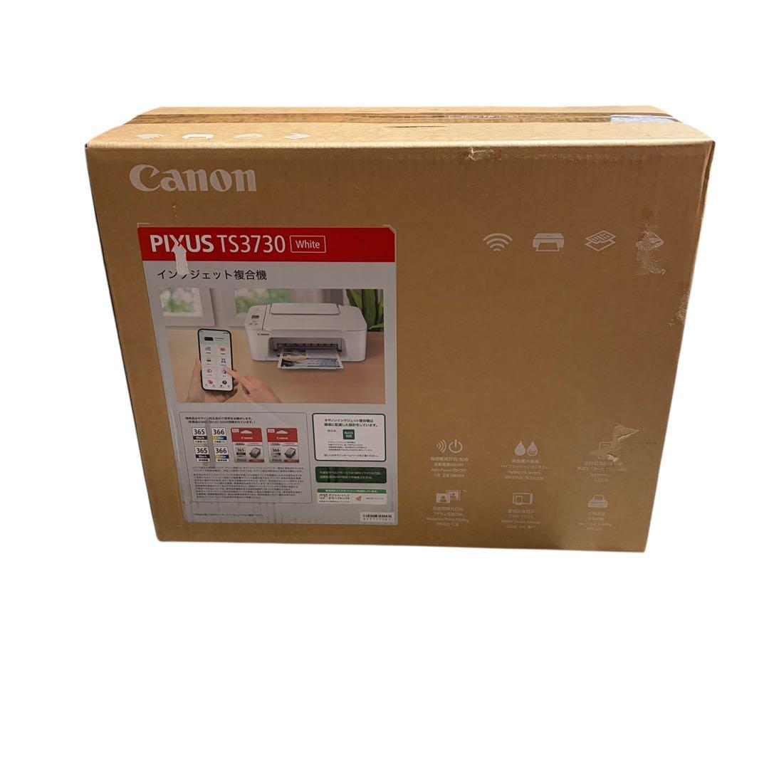 CANON未使用 TS3730 プリンタスキャナー機能搭載　USBケーブル付