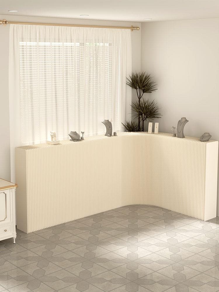 ディスプレイラック 展示台 陳列台 組立不要 折りたたみ長さ2-3ｍ高さ38㎝