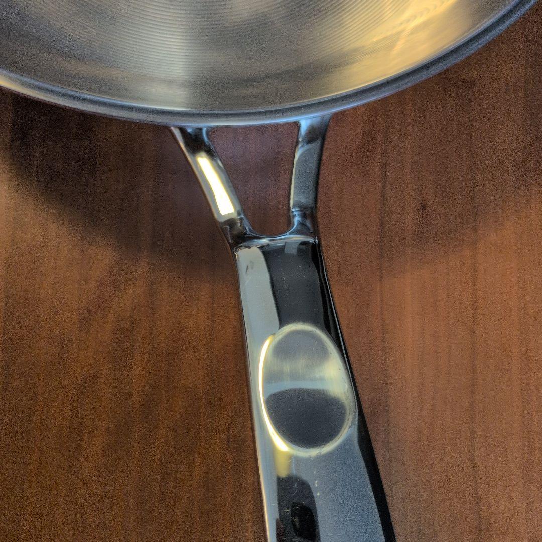 イタリア製　バルザーノ（Balzano）五層ステンレス　ウォックパン　フライパン