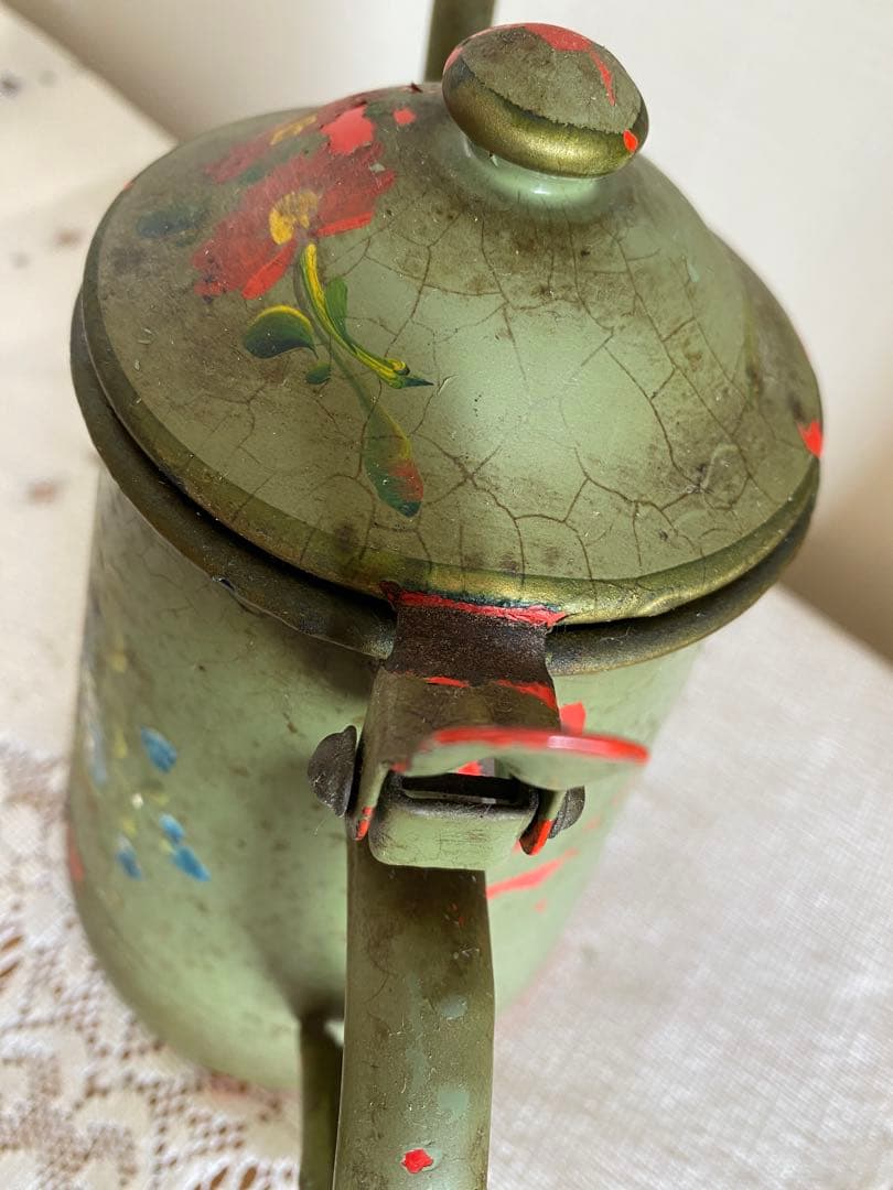 アンティークホーローポット パリ蚤の市