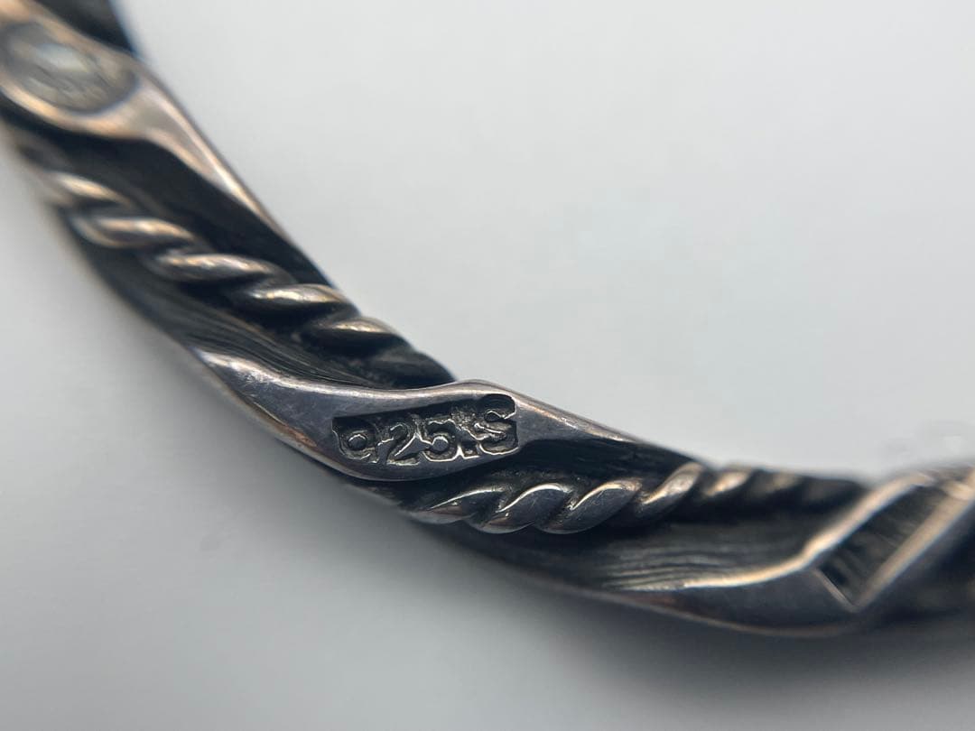 【美品】  デザイン ブローチ シルバー925 年代物