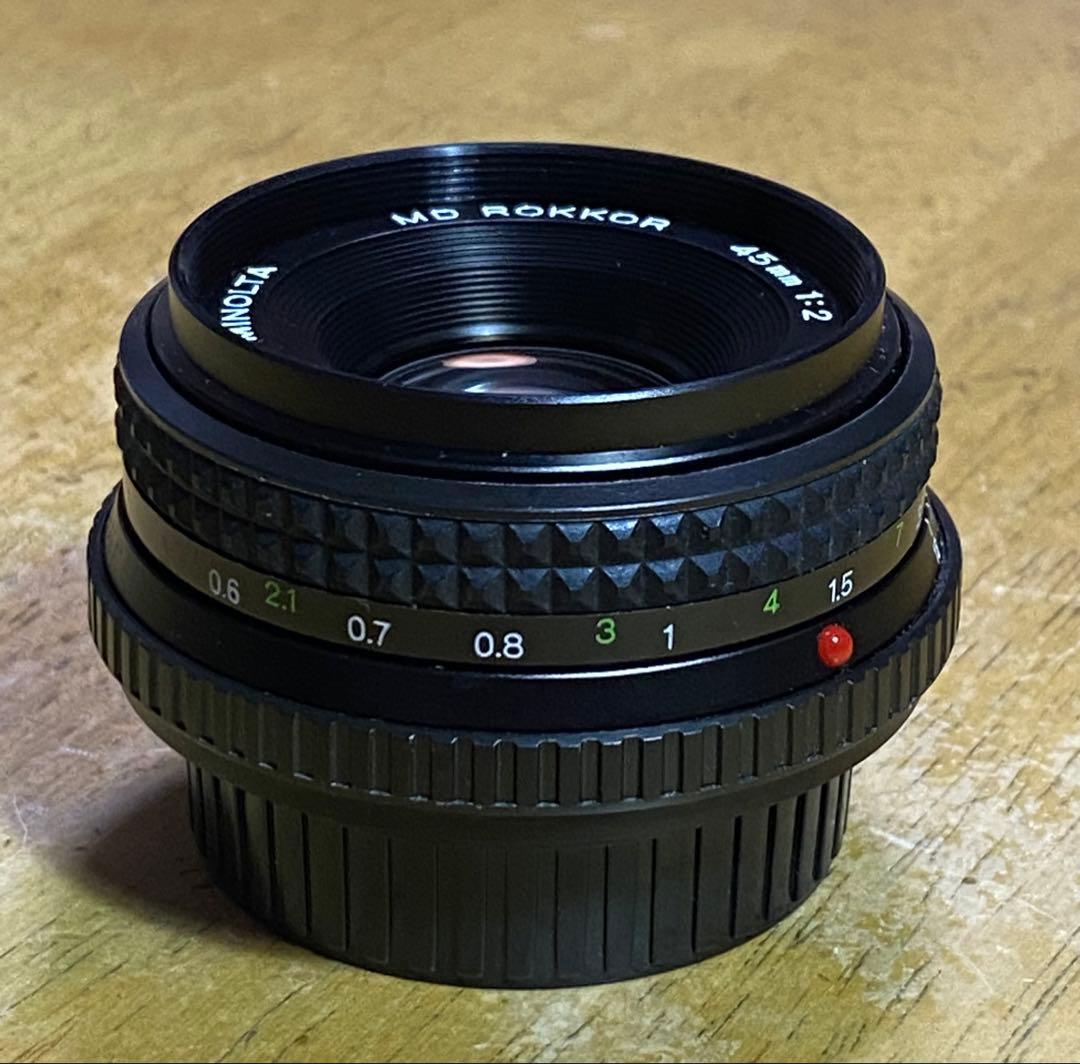 【整備品】Minolta XD + MD ROKKOR 45mm F2