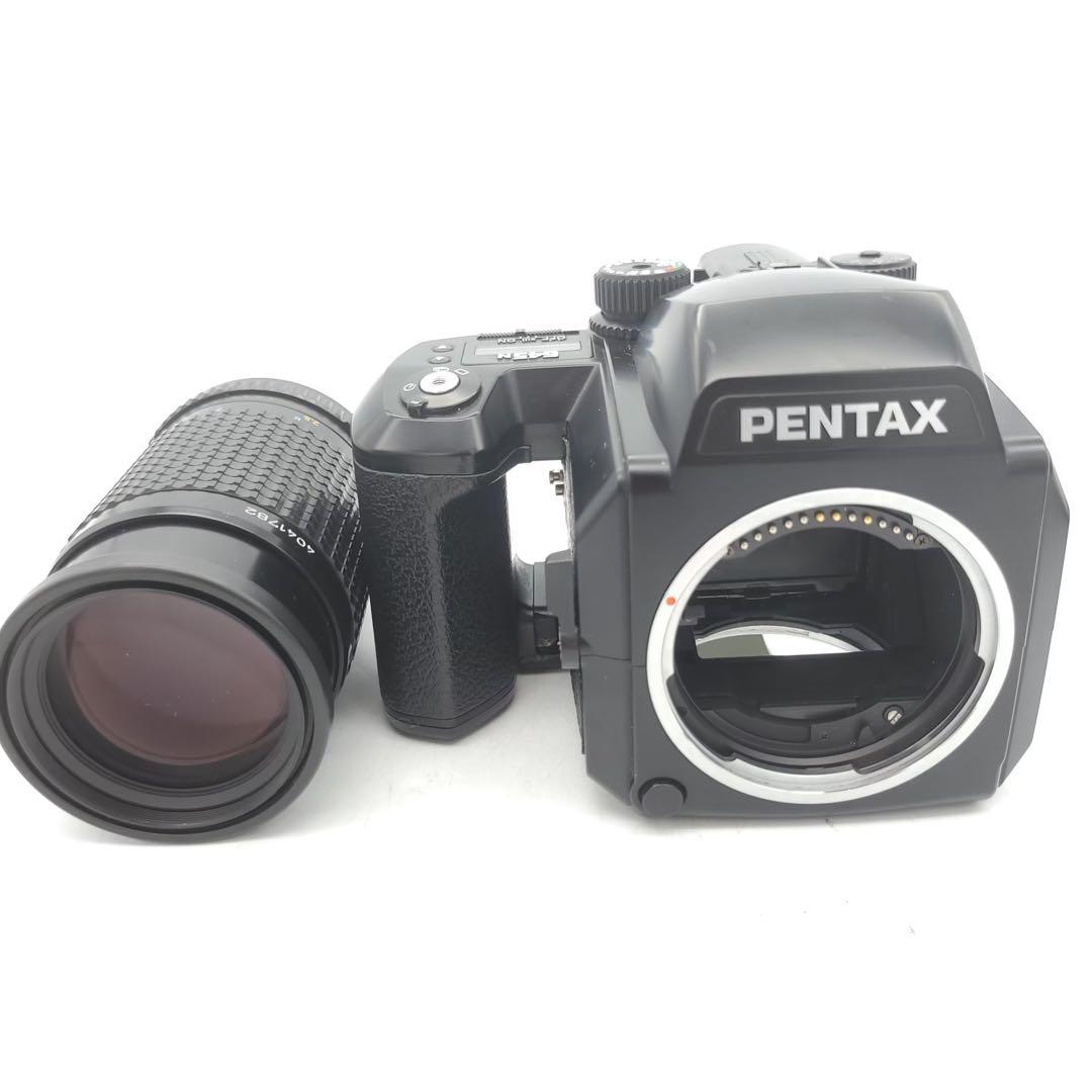 PENTAX 中判フィルムカメラ 200mm F4レンズ付き