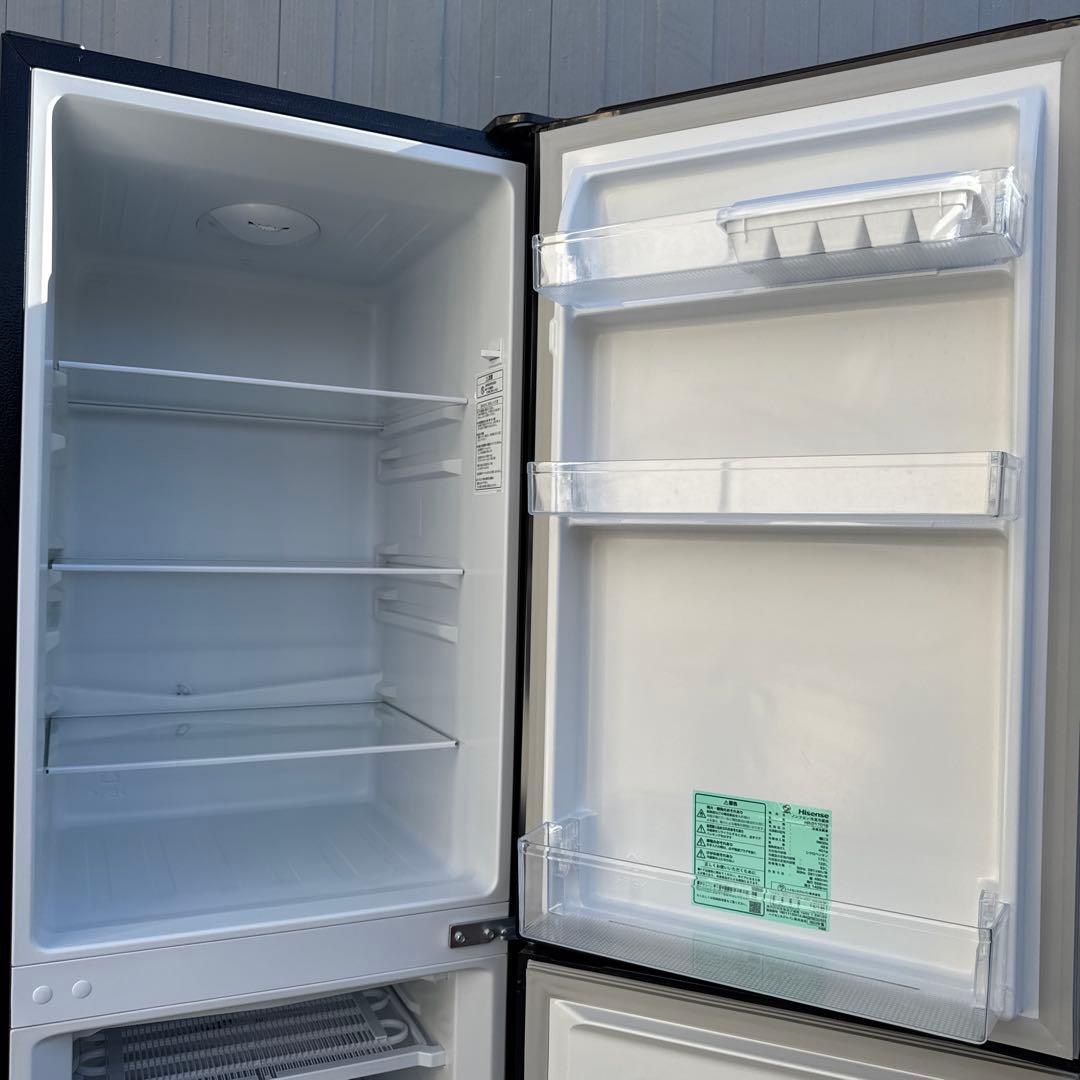 Hisense 2023年製現行モデル 2ドア冷蔵庫 幅49cm 175Lスリム