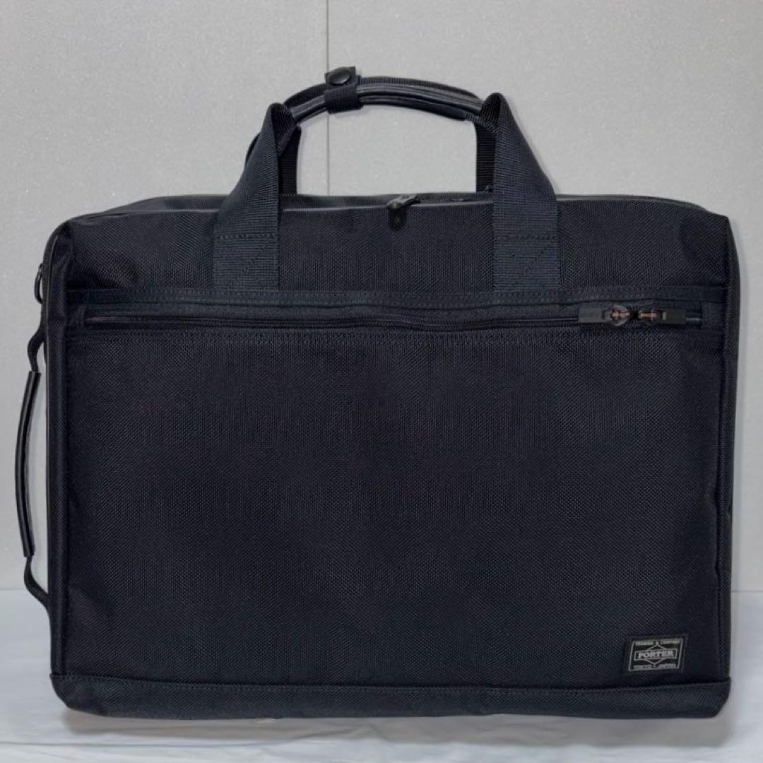 未使用タグ付き✨ ポーターステージ ビジネスバッグ 3way 2層 A4可 黒