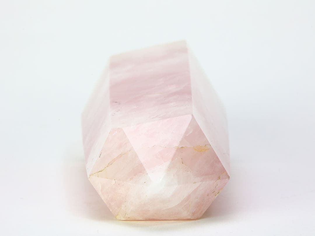 ローズクォーツ 鉱石 ポイント 天然石 パワーストーン 恋愛運 UP