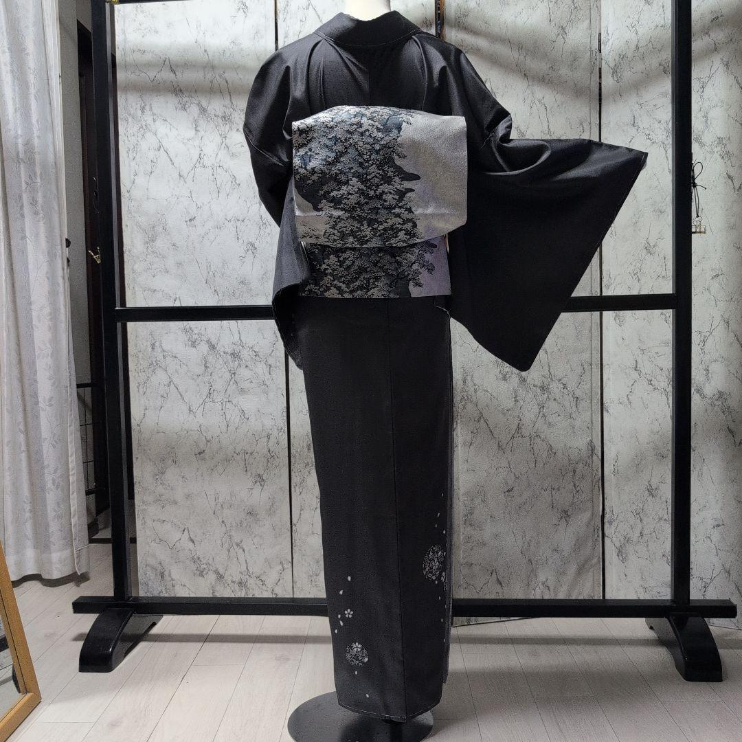 ご依頼品決定［染大島]　上質正絹付け下げ　永久きららガード保証付き