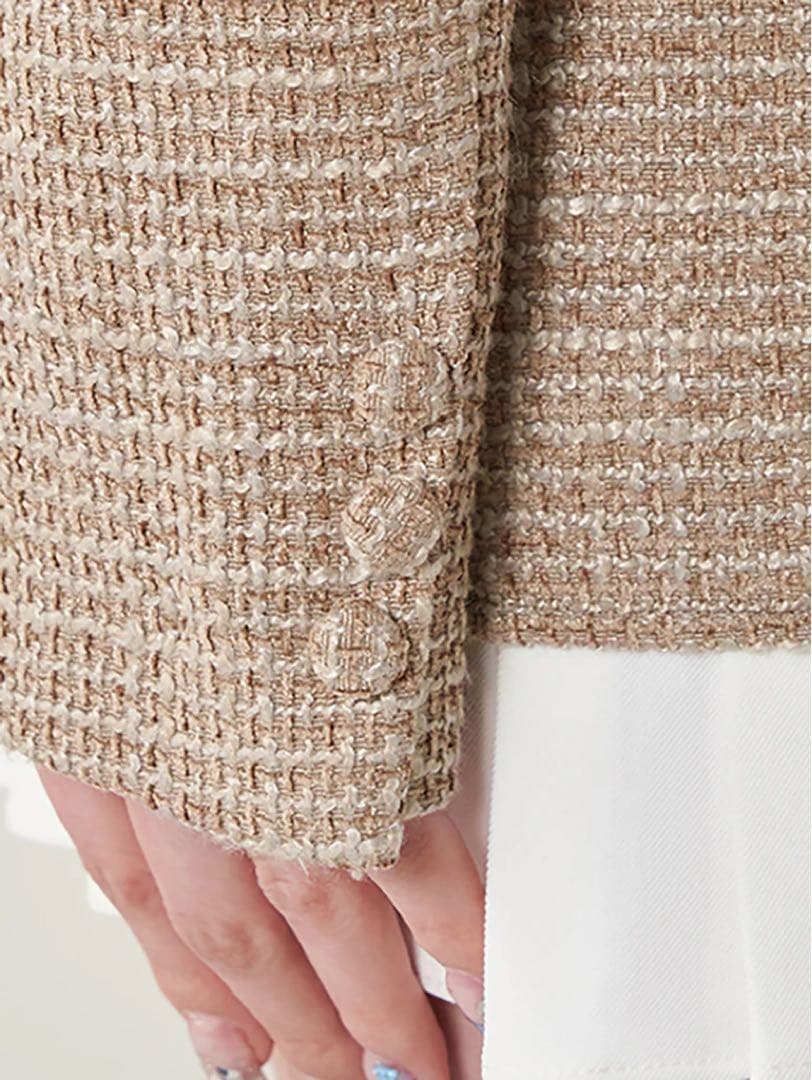 Darich プリーツドッキングツイードミニワンピース 新品未使用