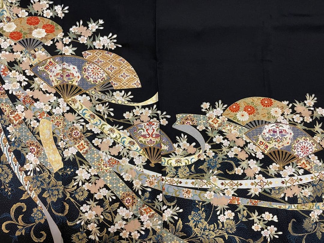 黒留袖 着物リメイク ハンドメイド 素材 まとめ売り☆