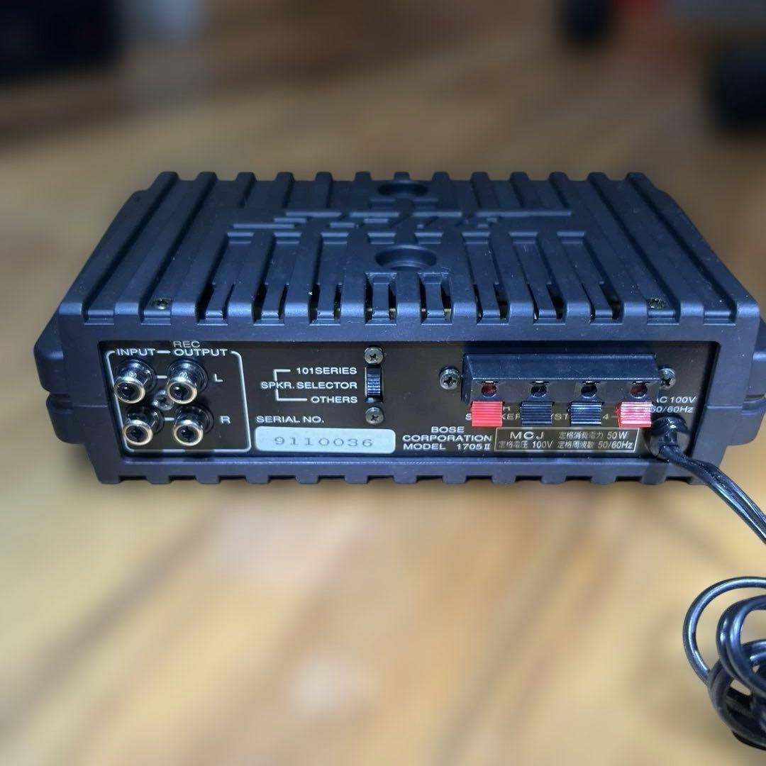 BOSE 1705Ⅱ ステレオアンプ　美品です。