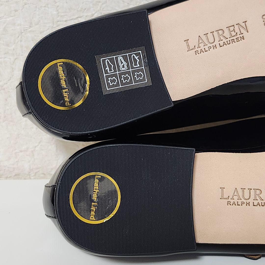 新品 LAUREN RALPH LAUREN フラットパンプス US8.5