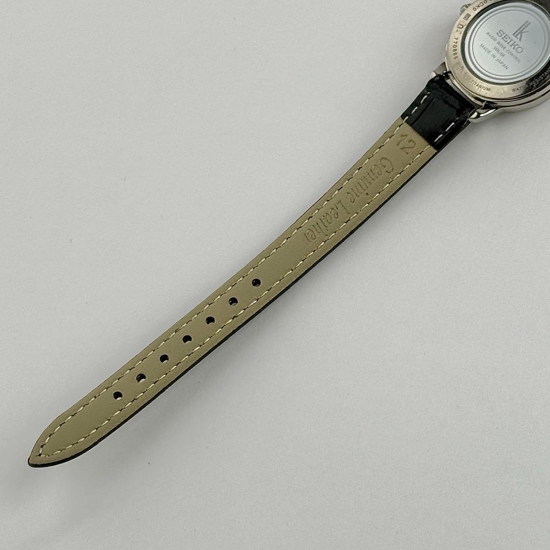 【新品ベルト】518 セイコー ルキア 電波ソーラー 1Pダイヤ レディース