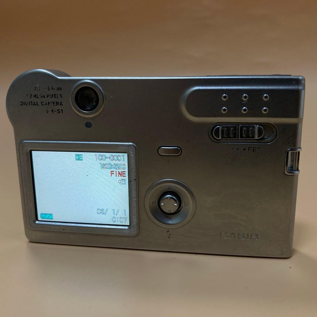 ★スマホ転送OK★CASIO EXILIM EX-S1 SDカード付き レトロ
