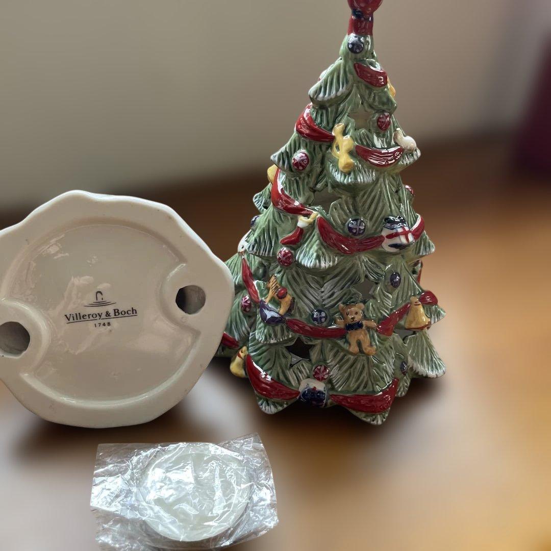Villeroy & Boch クリスマスツリー 型キャンドルホルダー
