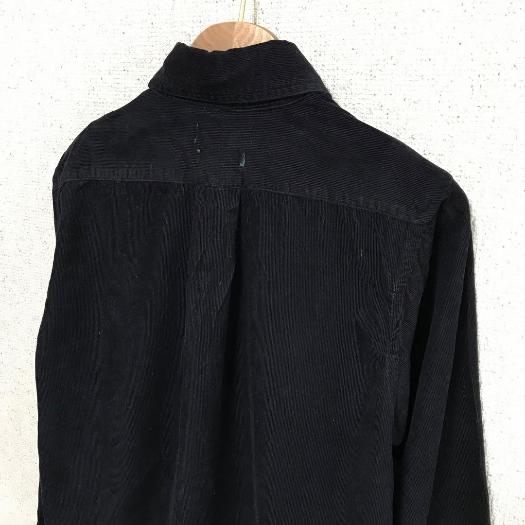 ポロラルフローレン　コーデュロイシャツ黒