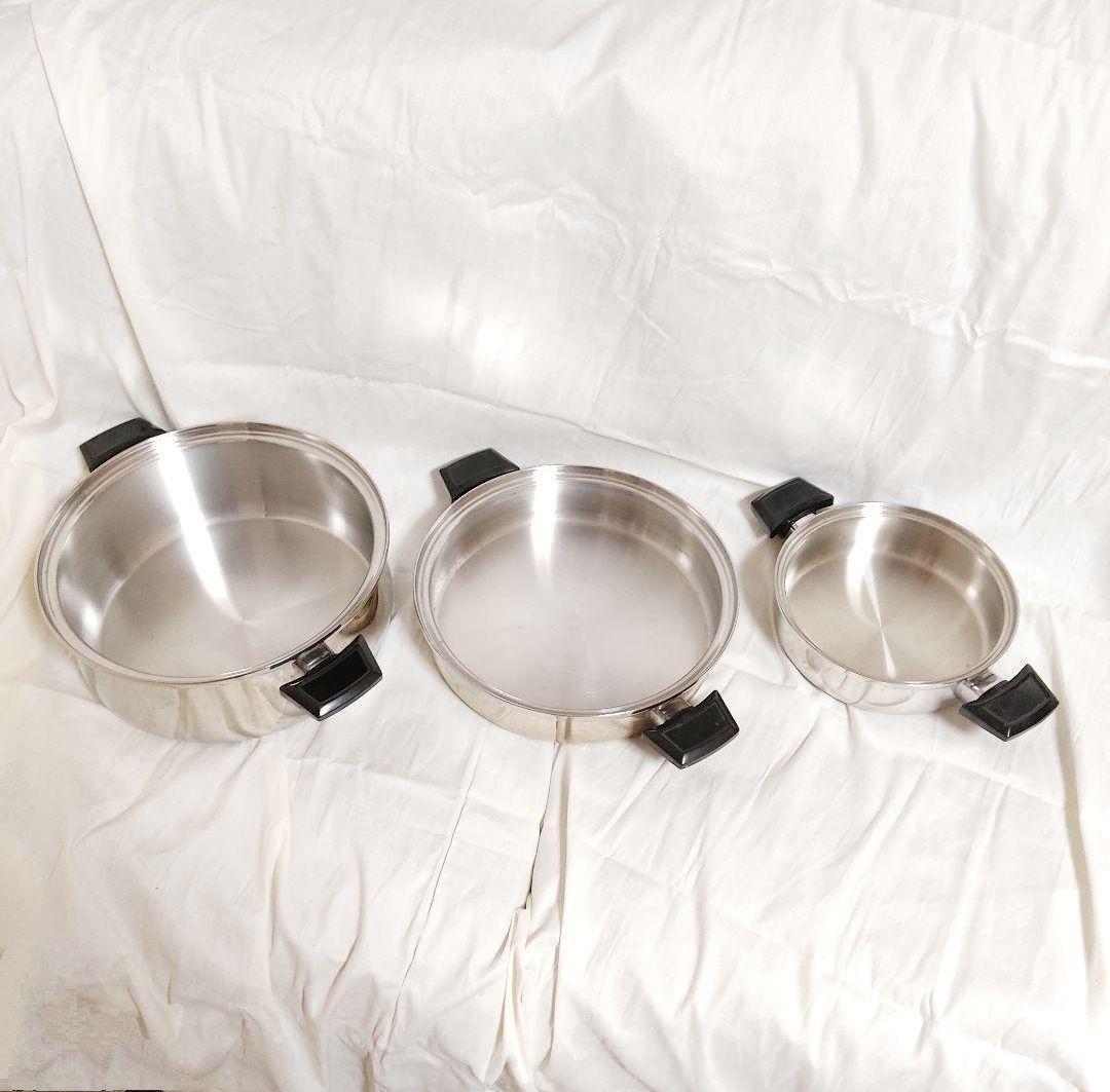 IH対応品　ロイヤルクイーン 6コート、大フライパン、小フライパン@