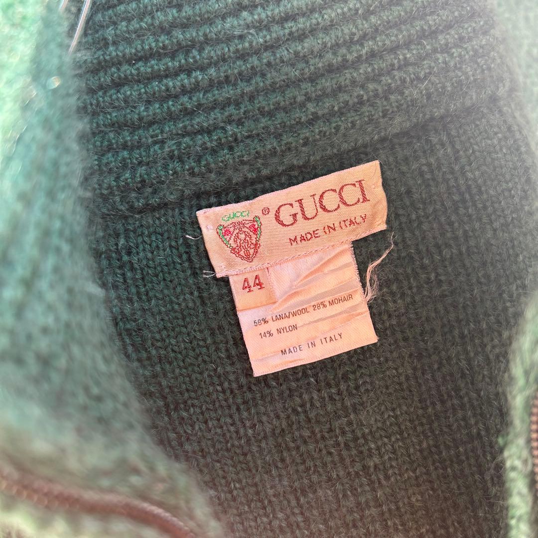 トップス 90s GUCCI zip up mohair knit